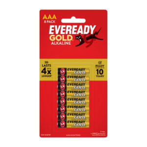 Eveready Gold AAA Alkaline Batteries 8pk x 10