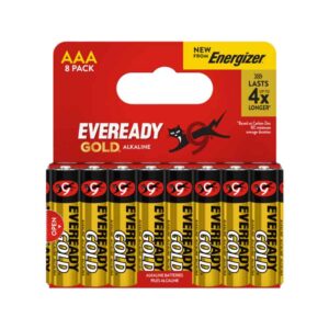 Eveready Gold AAA Alkaline 8 Pack Batteries x 10