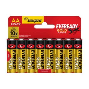 Eveready Gold AA Alkaline 8 Pack Batteries x 20