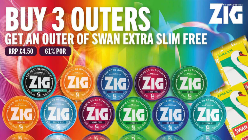 ZIG Nicotine buy 3 get 1 free