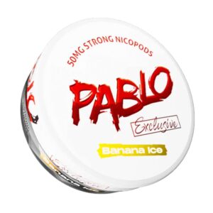 Pablo Exclusive Nicotine Pouch Banana Ice 50mg x 10