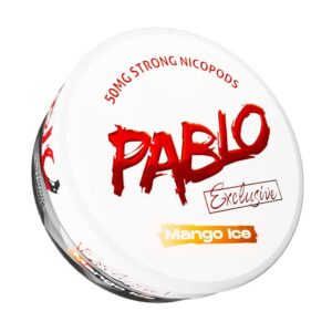 Pablo Exclusive Nicotine Pouch Mango Ice 50mg x 10
