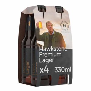 Hawkstone Premium Lager 4.8% Vol 330ml 4 Pack x 6