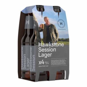 Hawkstone Session Lager 4% Vol 330ml 4 Pack x 6