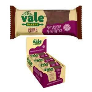 Vale Bakery Marvellous Millionaires Shortbread 70g - 0% vat in display of 16