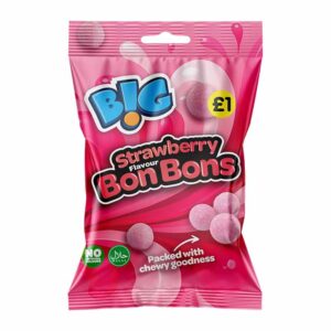 Big Bag Bon Bons Strawberry 120g PM &pound;1 x 10