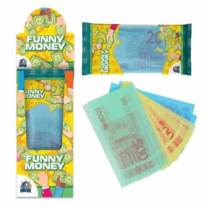 Funny Money Candy Paper 8g in a display of 25