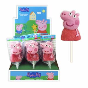 Peppa Pig Marshmallow Pop 30g in display of 18