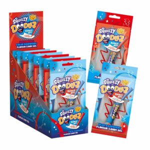 Mr Squeezy Doodlez 18g in a display of 10