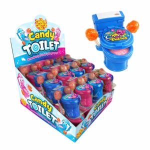 Candy Toilet Dip n Lick 15g in a display of 24