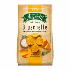 Maretti Bruschette Cheddar Cheese 70g 0% VAT x 14
