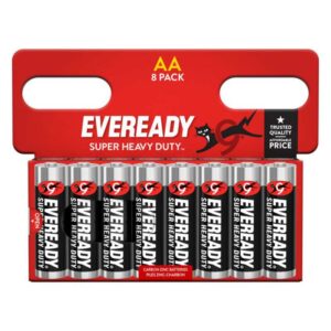 Eveready Super AA Zinc 8 Pack Batteries x 20