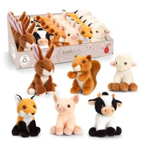 Keeleco Farm & Woodland Animals in Display x 24