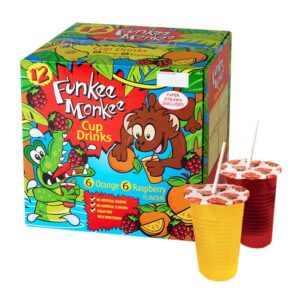 Funkee Monkee Fruit Joy Cup Drinks 200ml x 12