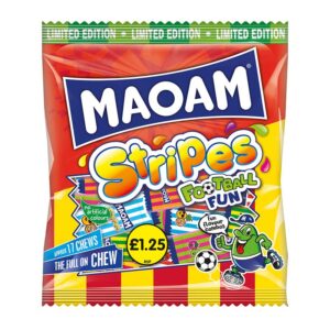 Haribo &pound;1.25 Maoam Stripes Football Fun 140g x 14