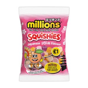 Millions Squishies Japanese Sour 100g PM &pound;1 x 12