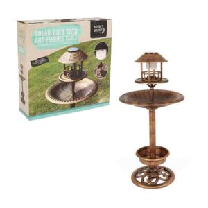 Solar Bird Bath and Feeding Station