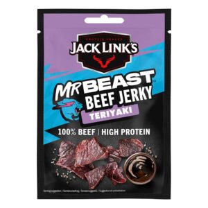 Jack Links Teriyaki Beef Jerky 25g - 0% vat Clip Strip x 12