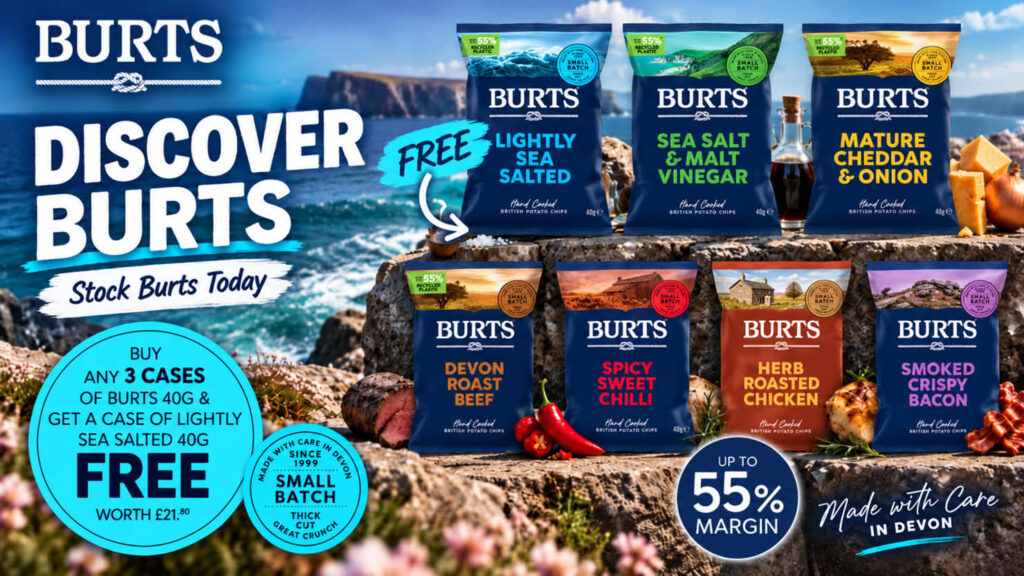 Burts Crisps Buy 3 get 1 free