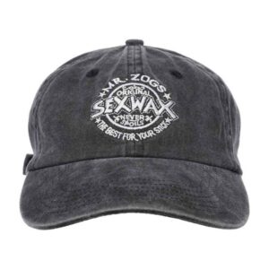 Mr Zogs Sex Wax Dads Cap Washed Black