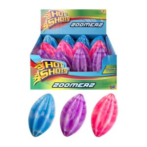 Hot Shots Zoomerz with flashing lights in display of 12