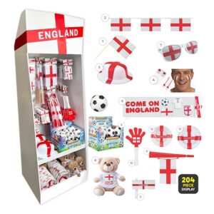 England World Cup Floor Display 204 Pieces
