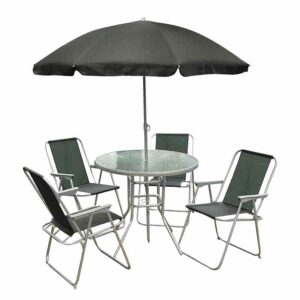 Kingfisher 6 Piece Garden Patio Furniture Set
