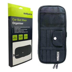 Sakura Car Sun Visor Organiser