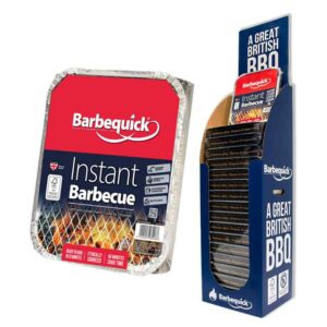 Bar-Be-Quick Instant BBQ in Floor Display of 22