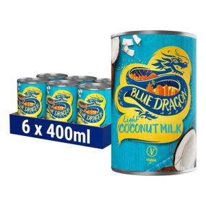 Blue Dragon Light Coconut Milk 400ml x 6