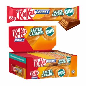 KitKat Salted Caramel Duo 68g in Display of 24