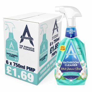 Astonish Bathroom Cleaner White Jasmine & Basil PM &pound;1.69 750ml x 6