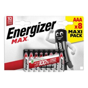 Energizer Alkaline Max AAA 8 Pack x 12