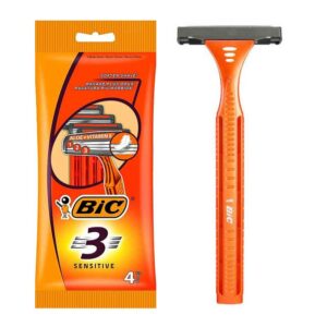 Bic 3 Sensitive Disposable Razors 4 Pack x 10