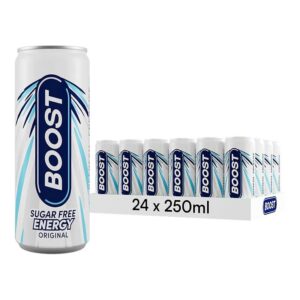 Boost Energy Sugar Free Can 250ml x 24