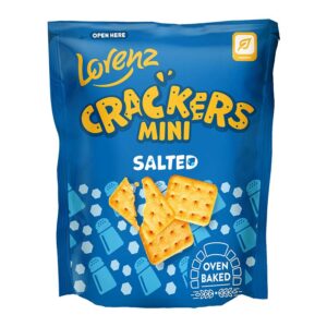 Lorenez Crackers Mini Salted 100g 0% vat x 14