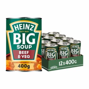 Heinz Big Soup Beef & Vegetable 400g - 0% vat x 12