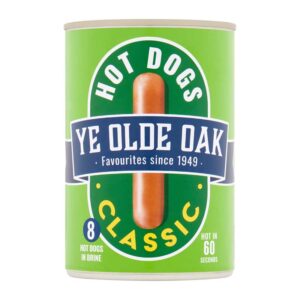 Ye Olde Oak 8 Hot Dogs 400g - 0% vat x 12