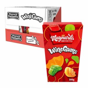 Maynards Bassetts Wine Gums Carton 350g x 6