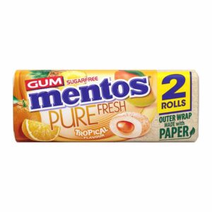 Mentos Gum Pure Fresh Duo Pack Tropical x 12