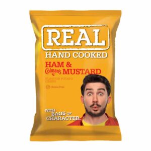 REAL Crisps Ham & English Mustard 35g x 24