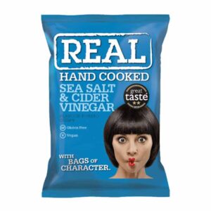 Real Crisps Sea Salt & Cider Vinegar 35g x 24
