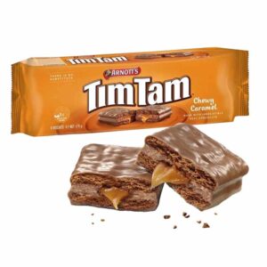 Tim Tam Chewy Caramel Biscuits 9 Pack 175g x 24