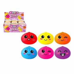 Kawaii Squishy Bao Bun Neon 5.5cm x 24