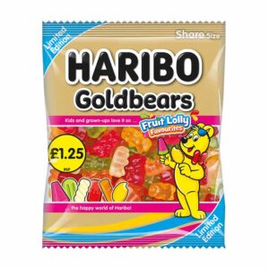 Haribo Gold Bears Fruit Lolly Favourites PM &pound;1.25 140g x 12