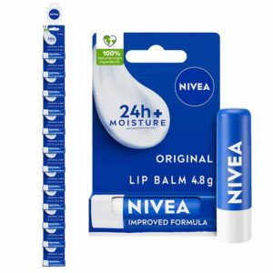 Nivea Original Lip Balm 5ml Clip Strip x 12