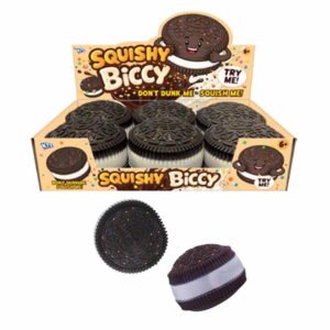 Squishy Dark Chocolate Jumbo Biccy in Display of 6