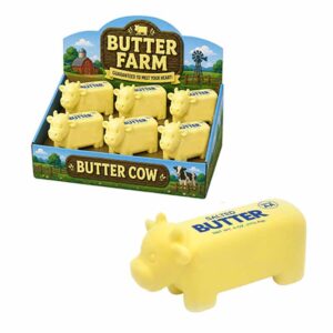 Squishy Butter Cow 16cm in Display of 16
