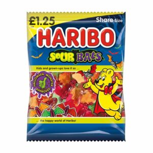 Haribo Sour Bats PM &pound;1.25 140g x 12