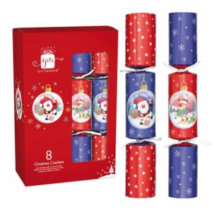 Christmas Crackers 12" Novelty Characters Box of 8